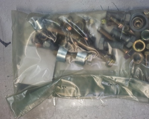 Kit components for dish to broilers